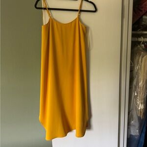 Yellow Trina Turk Spaghetti Strap Dress